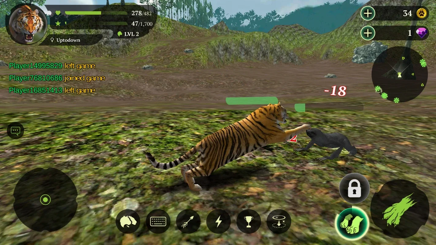 The Tiger for Android: Immersive MMORPG Experience