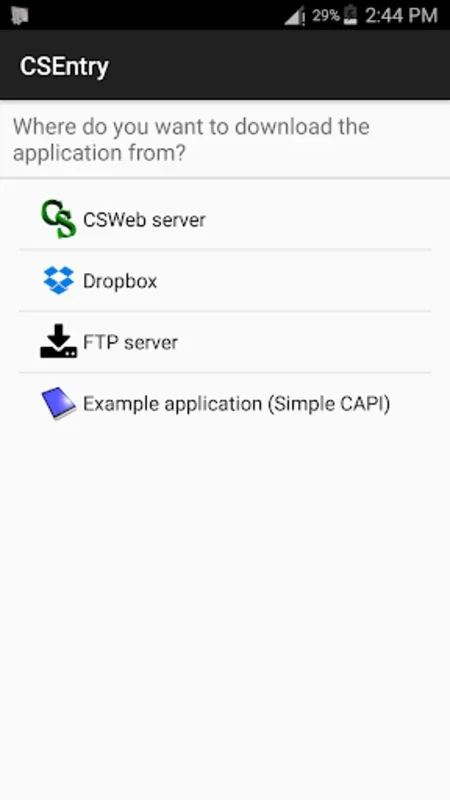 CSEntry for Android - Efficient Data Collection