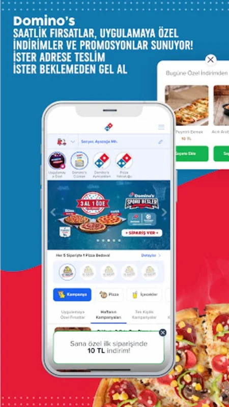 Dominos for Android - Order Delicious Food with Ease