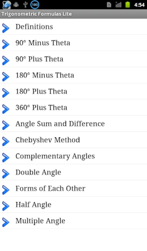 Trigonometry App for Android - Simplify Learning