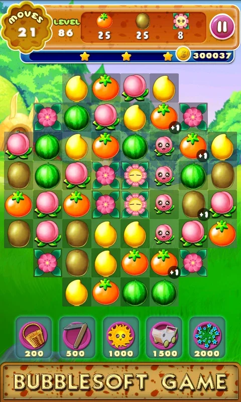 Fruit Smash for Android - Challenging Match-3 Puzzle