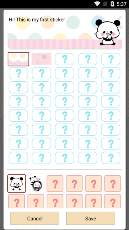 Sticky Note Mochimochi Panda for Android: Organize with Cuteness