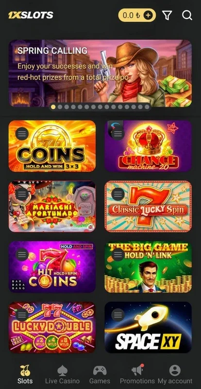 1xSlots for Android: Premier Mobile Casino Gaming