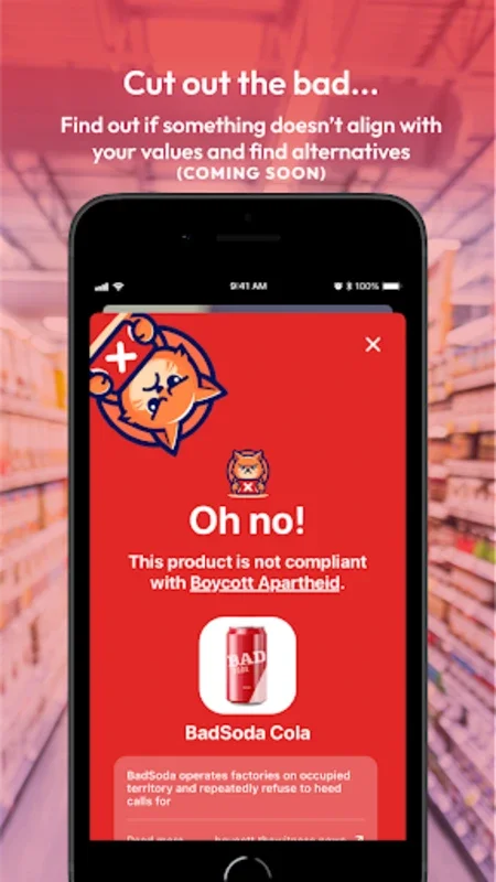 Boycat for Android - Ethical Shopping at Your Fingertips