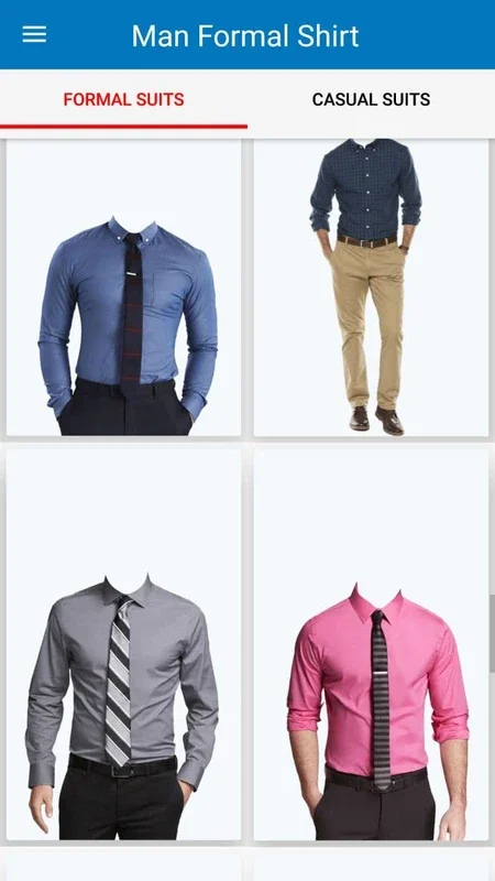 Man Formal Shirt Photo Suit Editor for Android - Stylish Looks