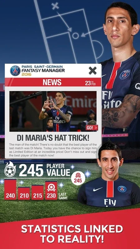 PSG Fantasy Manager 2015 for Android - Manage Your Football Dream Team