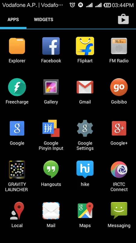 GRAVITY LAUNCHER VS for Android - Innovative Home Screen Experience