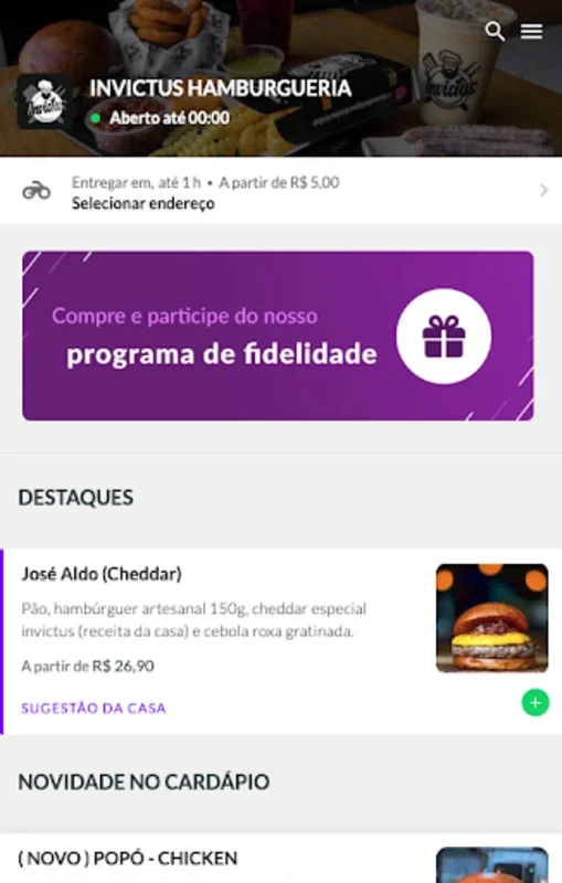 INVICTUS HAMBURGUERIA for Android - Effortless Burger Ordering