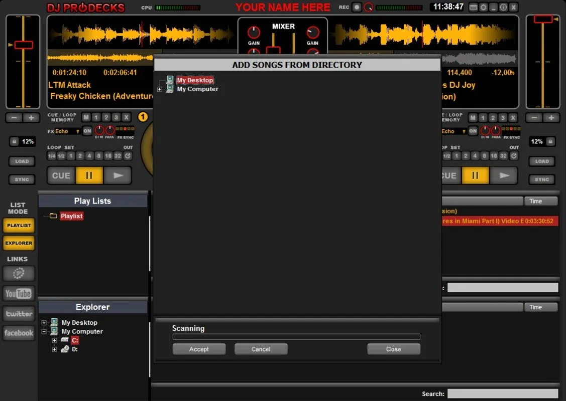 DJ ProDecks: Free Virtual DJ Software for Windows