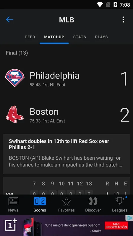 theScore for Android - Stay Updated with Sports News