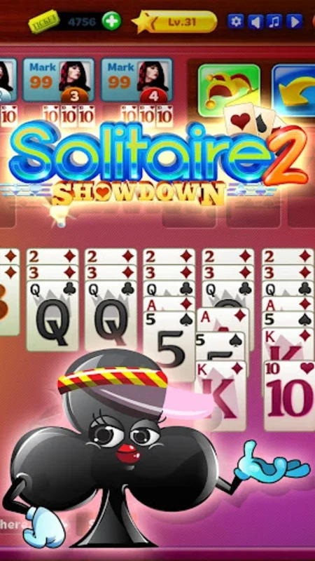 Solitaire Showdown 2 for Android: Competitive Multiplayer Solitaire