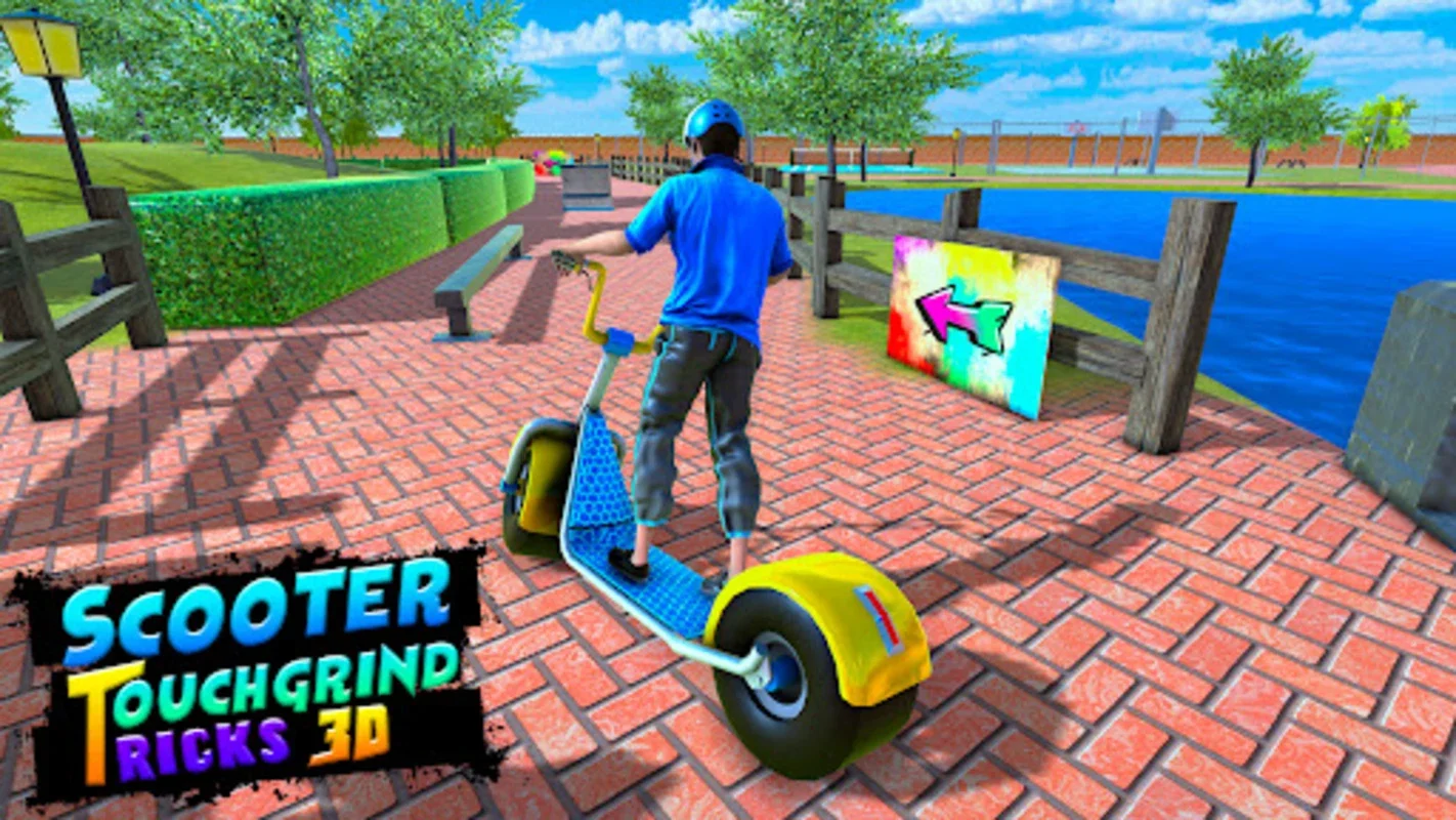 Scooter Touch Grind Tricks 3D for Android - No Downloading Needed