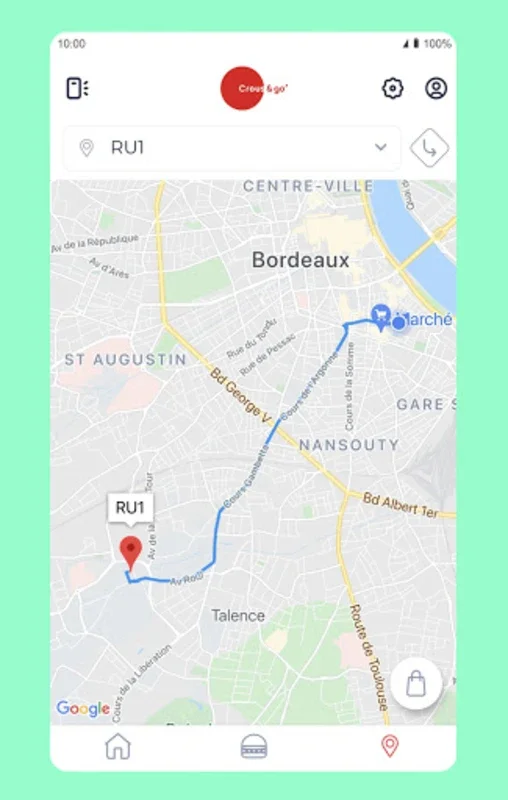 Crous & go for Android - Order Meals Easily at Bordeaux