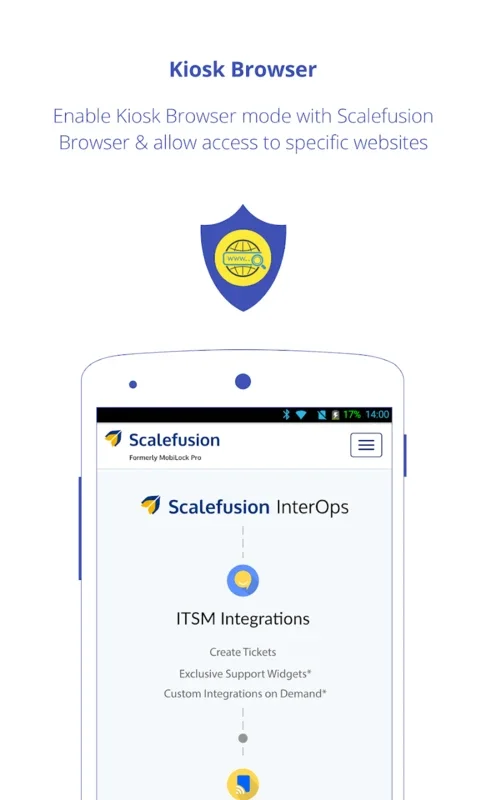 Scalefusion for Android: Secure Device Locking