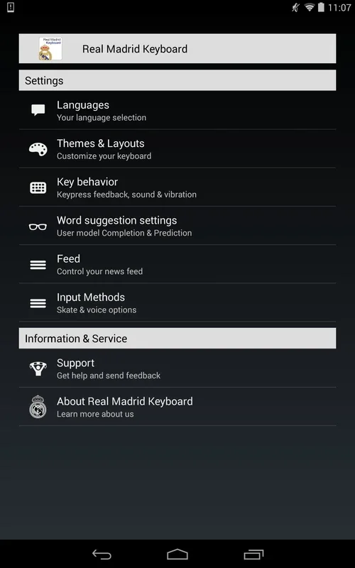 Real Madrid Official Keyboard for Android - Enhance Your Typing
