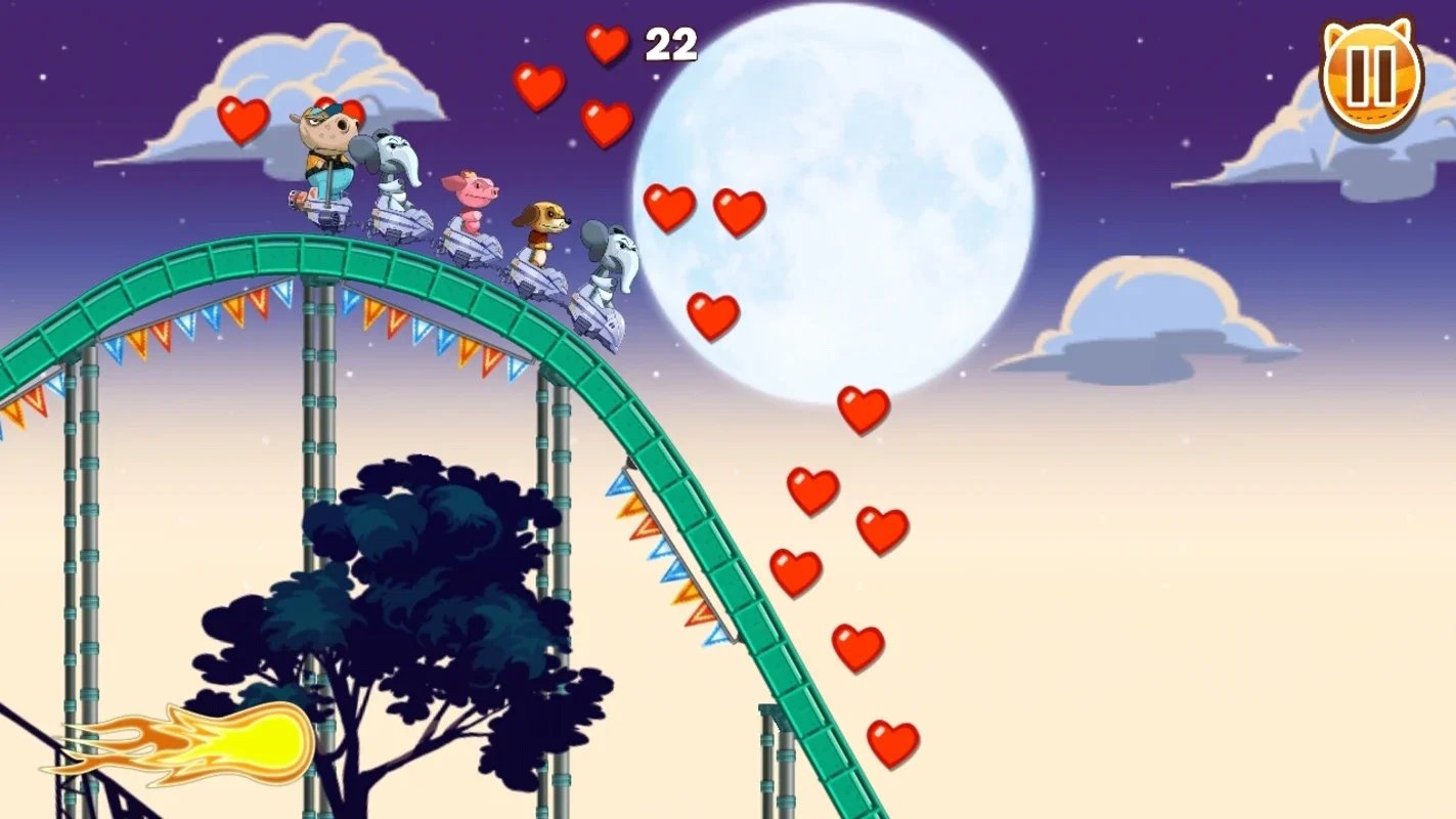 Nutty Fluffies Rollercoaster: Android Platformer Adventure