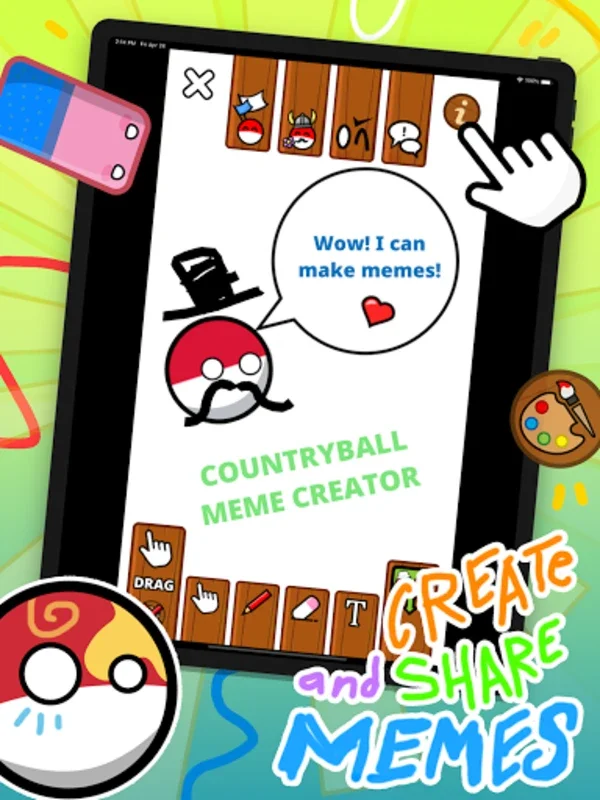 Countryball Potato Mayhem for Android - Engaging Gameplay