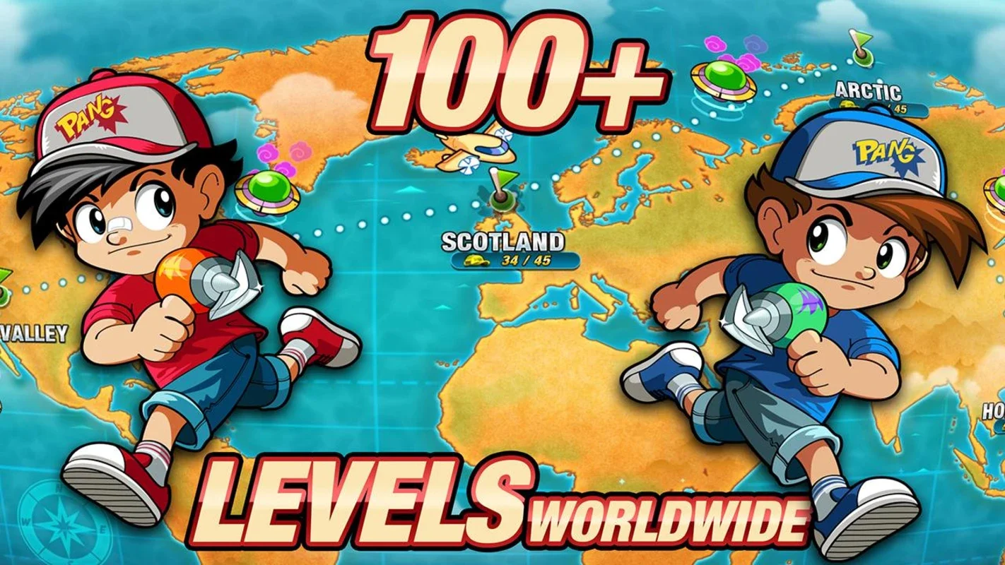 Pang Adventures for Android - Save the World from Alien Onslaught