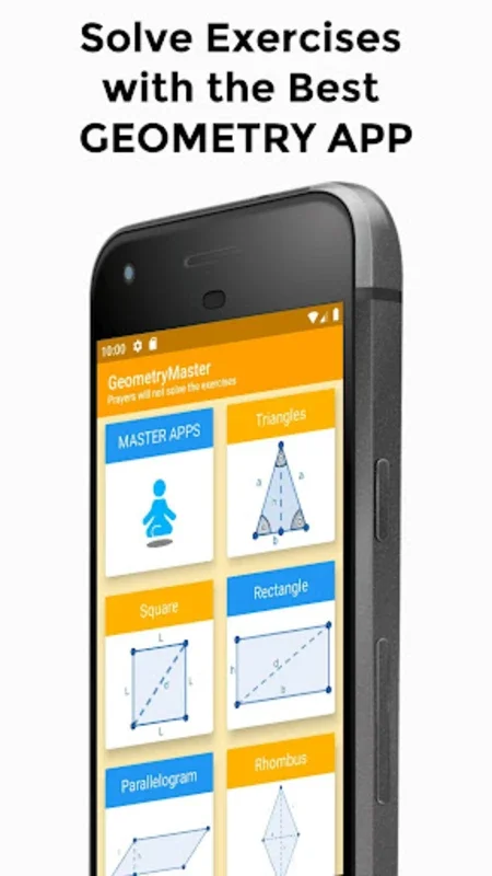 GeometryMaster Solve Exercises for Android: Master Geometry