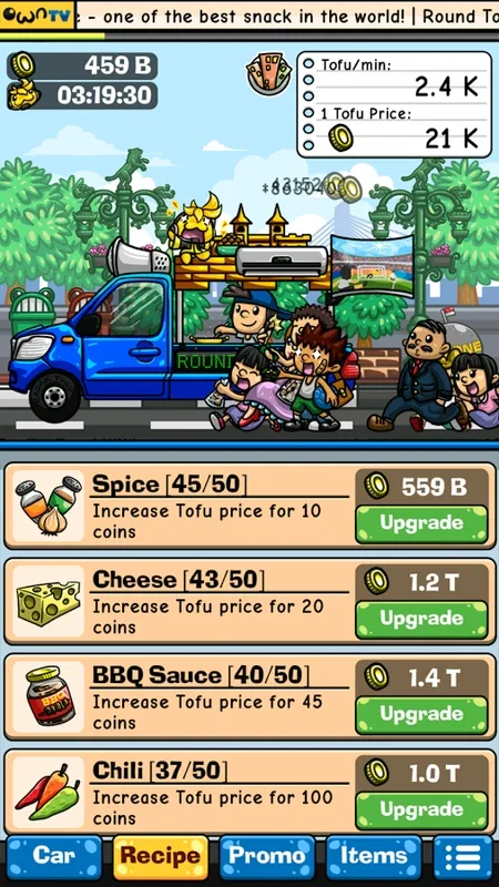 Tahu Bulat for Android: Manage Your Street Stand and Earn Rewards