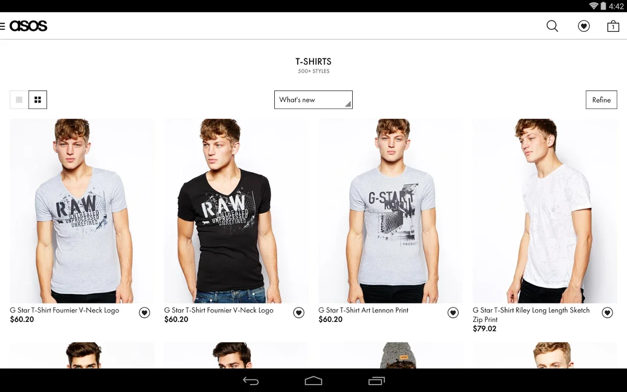 ASOS for Android - Streamlined Online Shopping