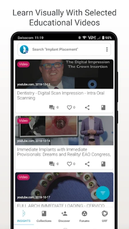 INSIGHTS Dental for Android: Empowering Healthcare Pros