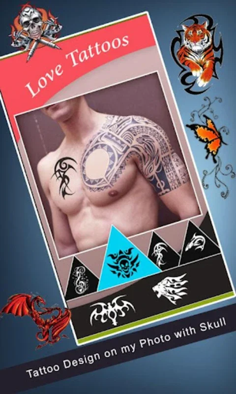 Tattoo My Photo Editor for Android - Realistic Designs & Customization