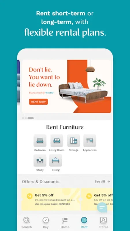 Furlenco for Android - Transform Your Home with Furniture