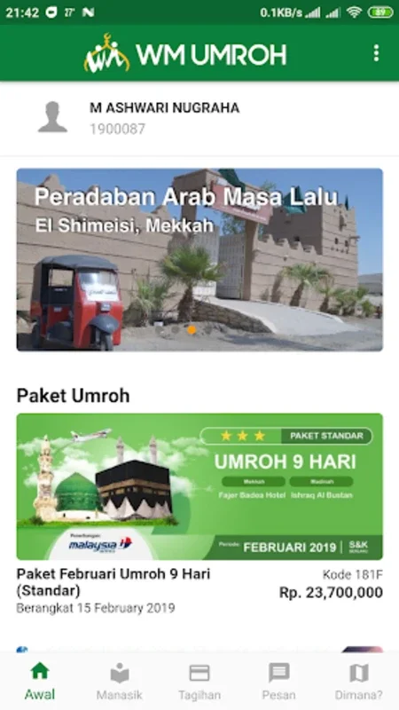 WM UMROH for Android: Streamline Umrah & Halal Travel