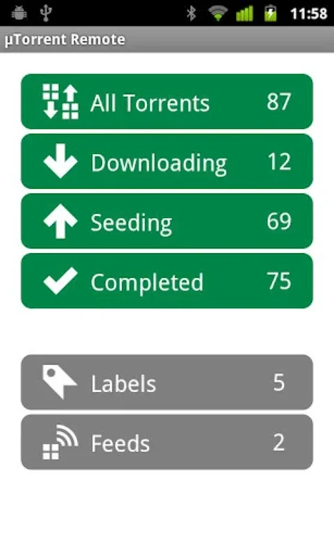 µTorrent Remote for Android - Seamless Remote Control