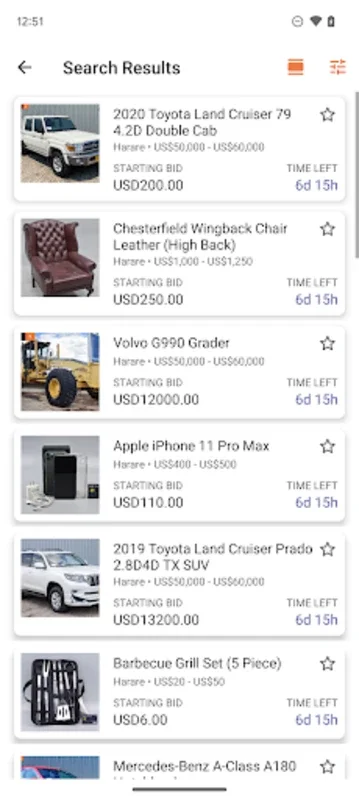 ABC Auctions for Android - Zimbabwe's Auction App