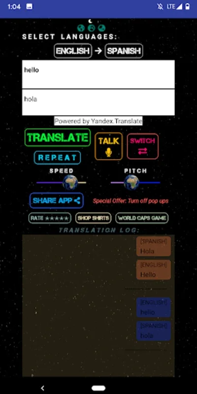 Translate Shake for Android - Seamless Language Translation on Your Device