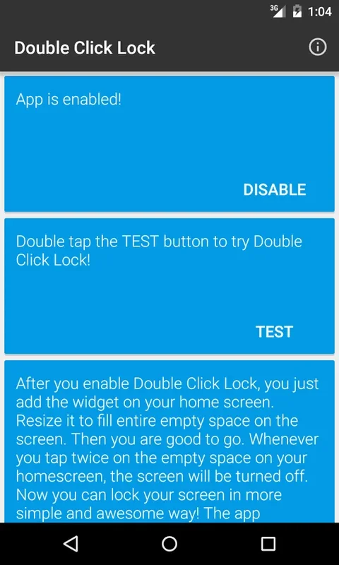 Double Click Lock for Android - Effortless Screen Locking