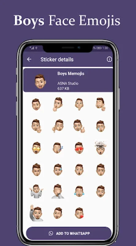 Face Emoji Stickers WaSticker for Android - Richer Messaging Experience