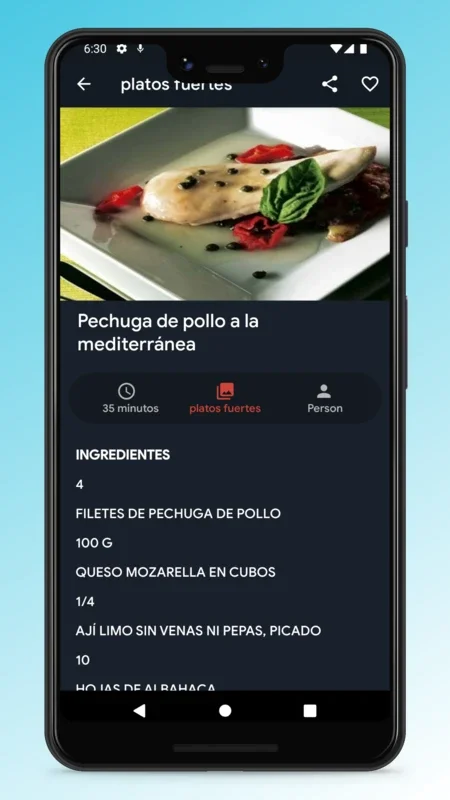 Peruvian Recipes - Food App for Android