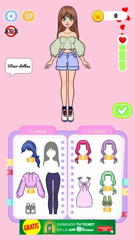 DIY Paper Doll: Dress Up Diary for Android - Create Your Dream Fashion Home