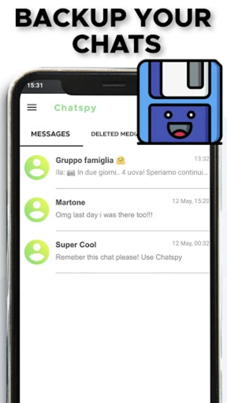 Delete Messages Recovery Chat for Android - Recover Deleted Messages & Media