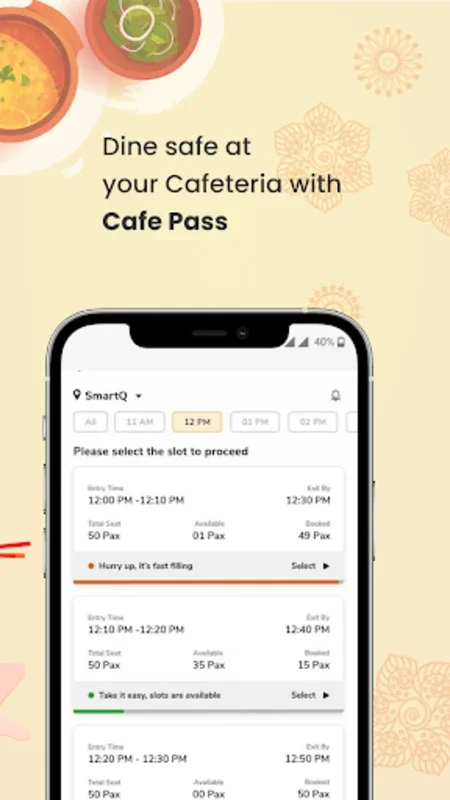 SmartQ for Android - Order and Pay for Meals Easily