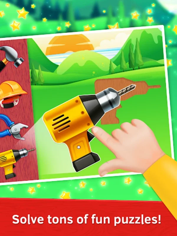 Puzzles. Building Tools for Android - Educational Fun for Kids