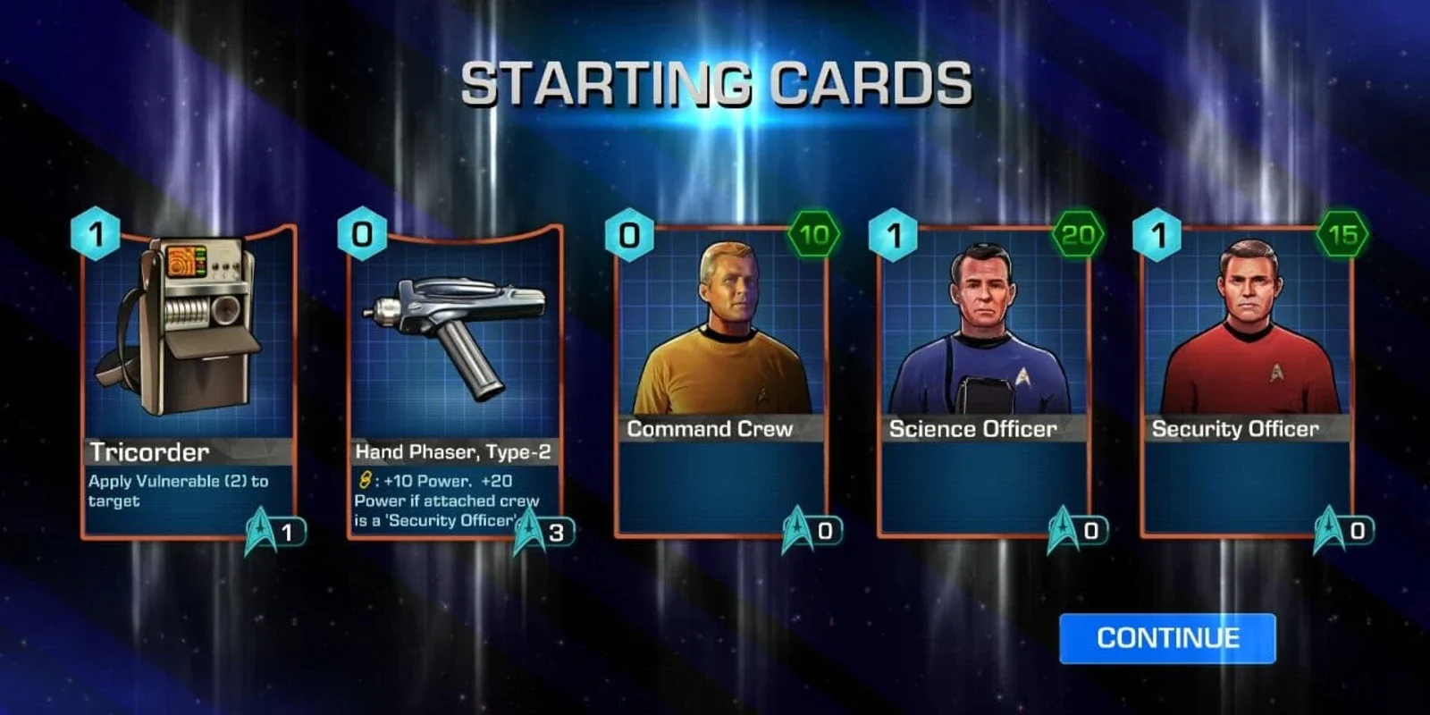 Star Trek Mobile Game for Android - Galactic Card Battles