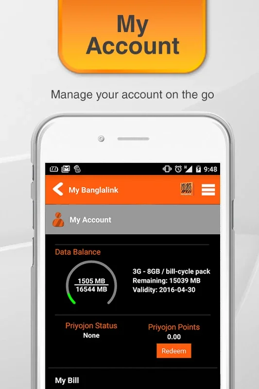 My Banglalink for Android - Seamless Phone Services