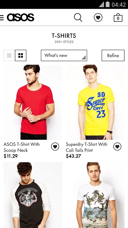 ASOS for Android - Streamlined Online Shopping