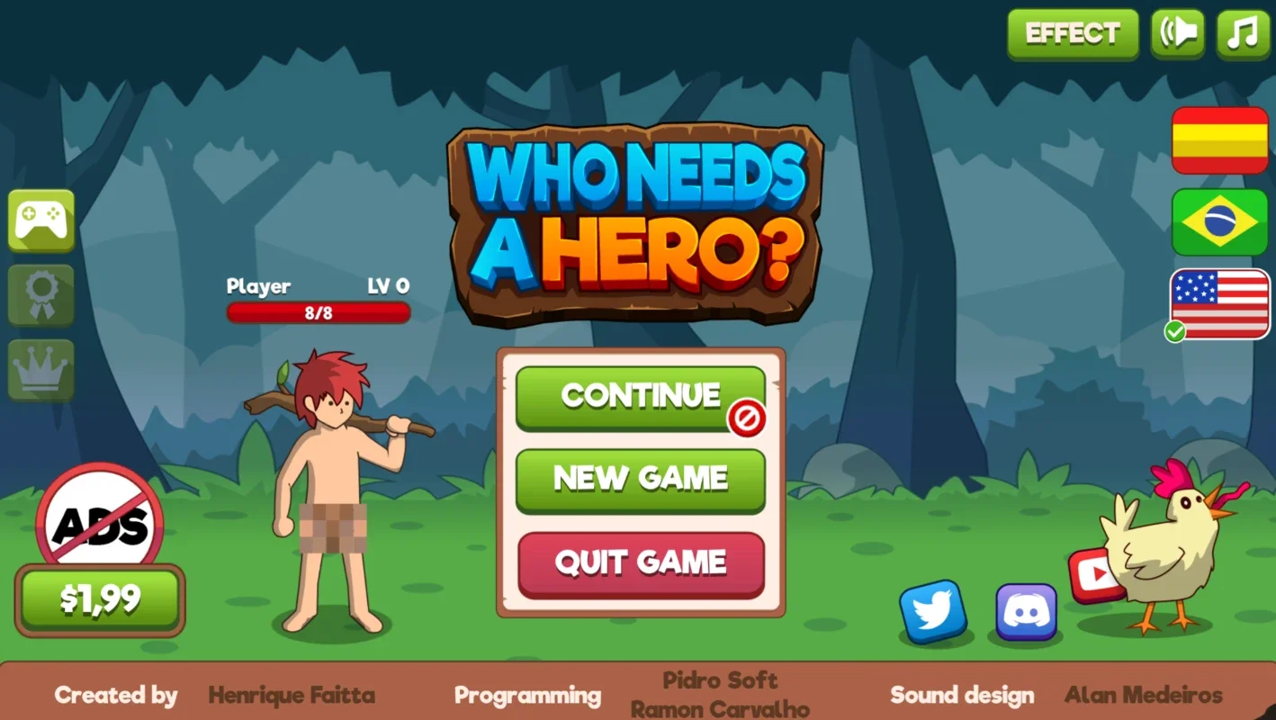 Who Needs a Hero? for Android - Transform into a Hero