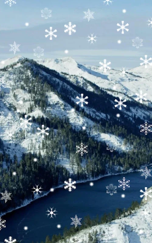 Winter and Snowfall for Android - Customizable Live Wallpaper