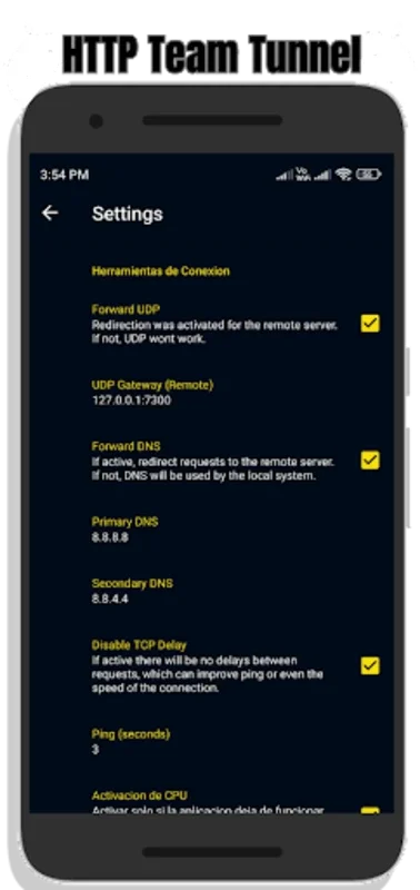 HTTP Team Tunnel for Android - Secure Online Anonymity and More