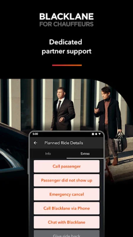 BL for Chauffeurs on Android - Earn on the Go