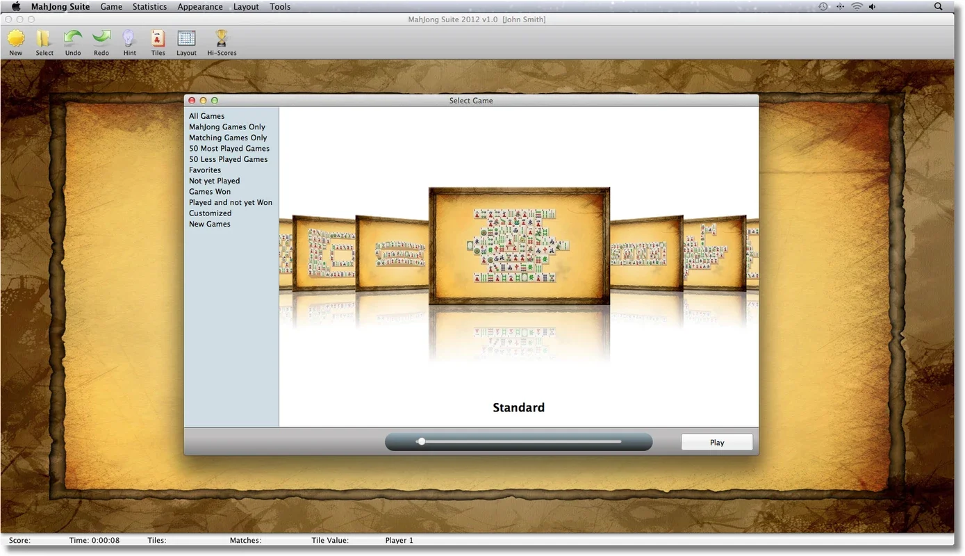 MahJong Suite for Mac - Relaxing Mahjong Experience