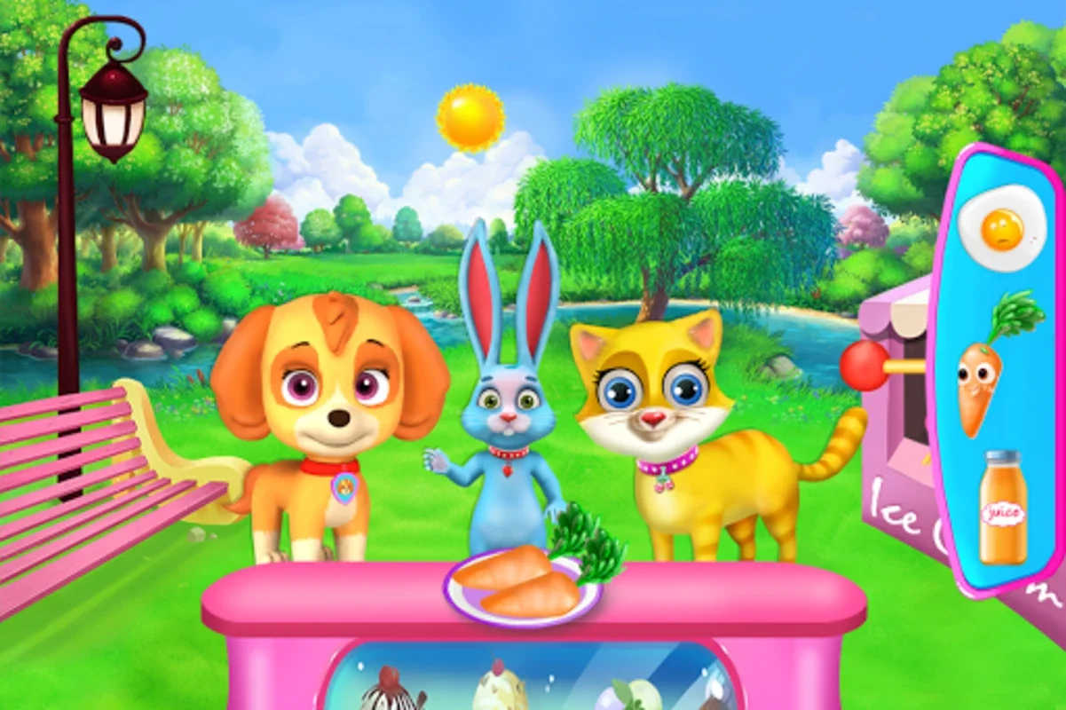 Fluffy Pets Vet Doctor Care for Android - Engaging Virtual Pet Game