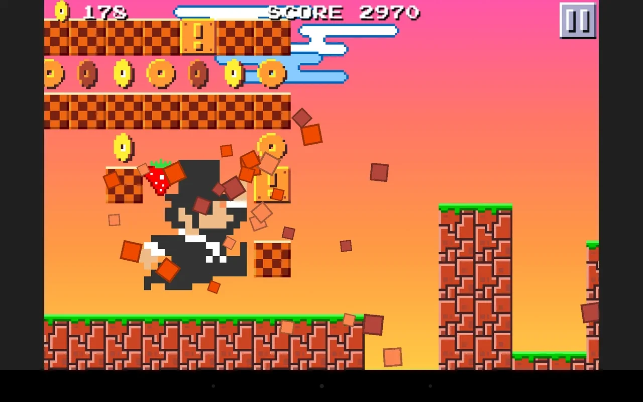 Super Mega Runners 8 Bit Mario for Android - Endless Fun