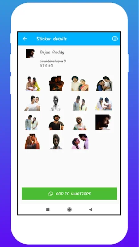 Vijay Deverakonda Stickers for Android - Enhance Chats